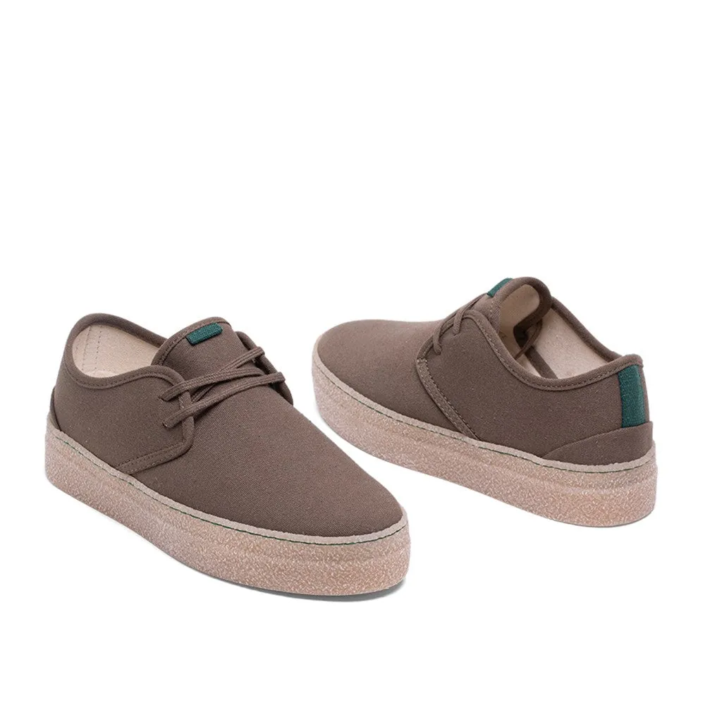 Vegan shoe khaki GOO010