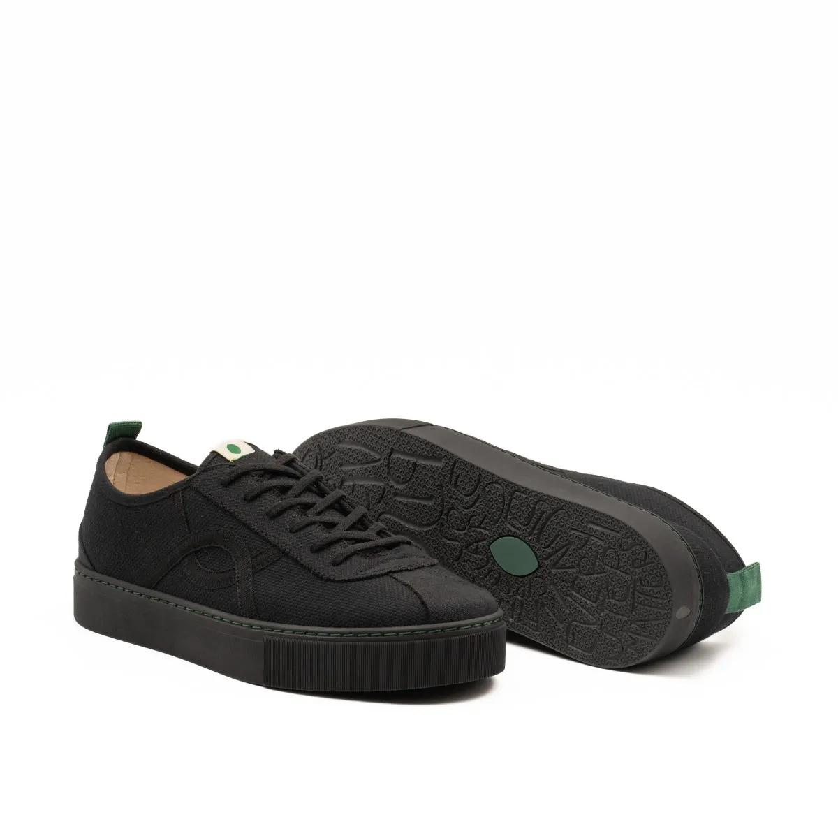 Vegan sneaker black KAF011