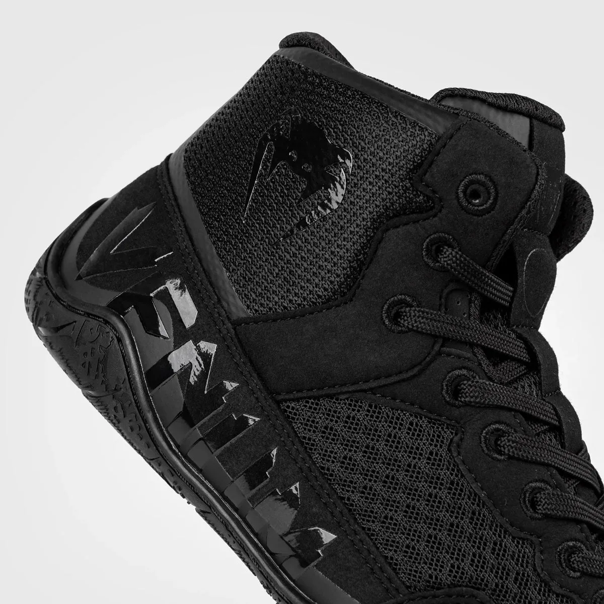 Venum Elite Wrestling Shoes Black/Black